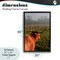 Stupell Industries Highland Cow Gazing Out Floating Frame, design by Jenny Rainbow Fine Art